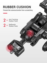 Load image into Gallery viewer, SmallRig friction articulating adjustable magic arm with Screw Ball head and NATO Clamp Ball head For Director Monitor Support