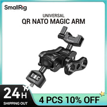 Load image into Gallery viewer, SmallRig friction articulating adjustable magic arm with Screw Ball head and NATO Clamp Ball head For Director Monitor Support